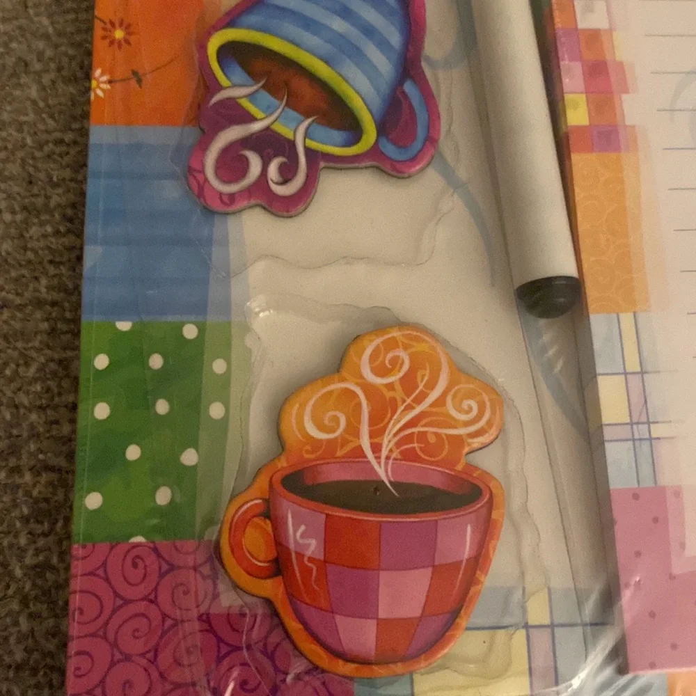 NEW Whiteboard, Pen, To Do List Notepad & magnets set
